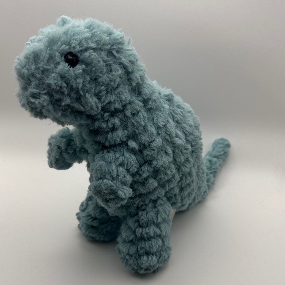 Adorable Teal Dinosaur Plush Toy